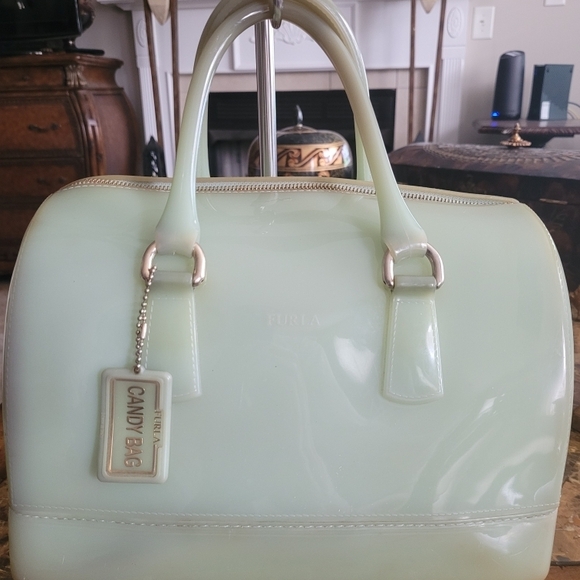 Furla Handbags - Furla Candy Bag in Mint Green
